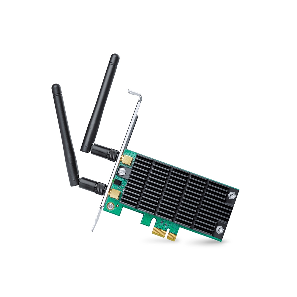 Сетевая карта TP-Link AC1300 867ac+400n, 802.11ac/a/b/g/n, PCI Express, 2 съёмных антенны Archer T6E Archer T6E