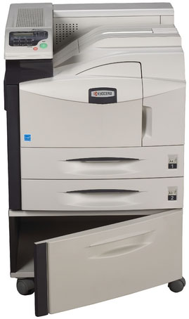 Принтер Kyocera FS-9530DN A3, 1200 dpi, 128Mb, 51 ppm A4/26 ppm A3, автоматический дуплекс, LPT, USB 2.0, Network, PCL, KPDL 1102G13NL0 1102G13NL0