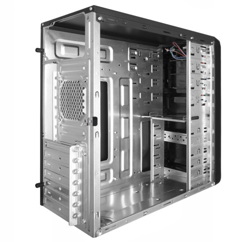 Корпус Exegate Miditower Exegate AB-221 <Black, БП AB500, 80mm, ATX, 3*SATA, USB, Audio> EX247937RUS EX247937RUS