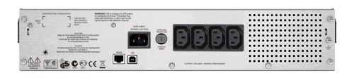 Источник бесперебойного питания APC Smart-UPS C 1000VA/600W 2U RackMount, 230V, Line-Interactive, 4xC13, LCD, Gray, No CD/cables SMC1000I-2URS SMC1000I-2URS