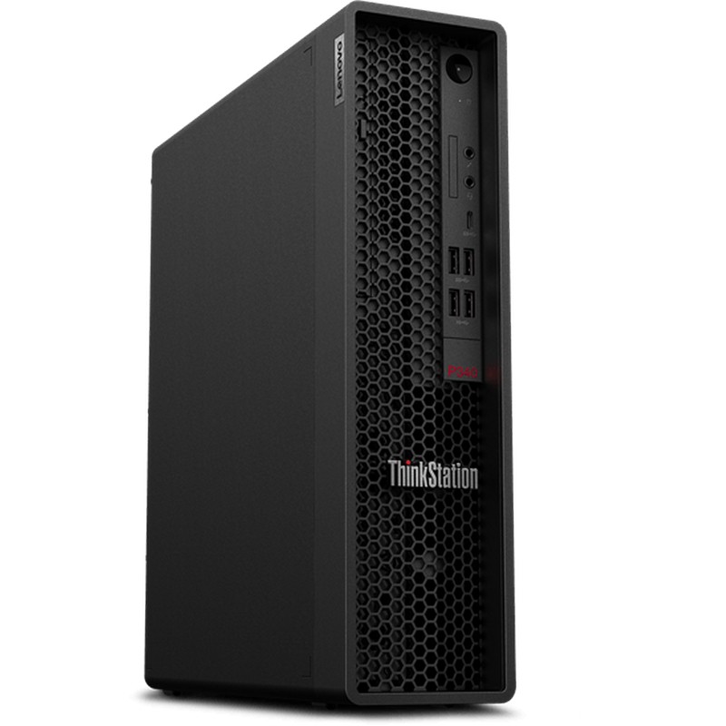 Компьютер Lenovo ThinkStation P340 SFF i5 10400 (2.9)/8Gb/SSD256Gb/UHDG 630/DVDRW/CR/Windows 10 Professional 64/GbitEth/310W/клавиатура/мышь/черный 30DK002HRU 30DK002HRU