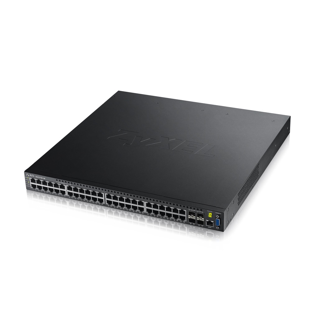 Коммутатор ZYXEL управляемый L2+ 48 Gigabit Ethernet и 4 слота 10G SFP+ XGS3700-48-ZZ0101F XGS3700-48-ZZ0101F