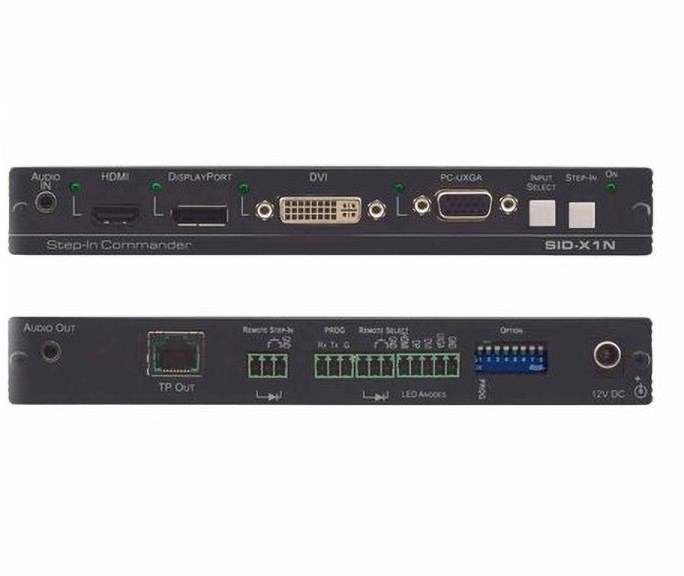 Передатчик Kramer SID-X1N MegaTOOLS HDMI / DVI / DisplayPort / VGA по витой паре DGKat с кнопкой управления коммутатором Step- 20-80233090 20-80233090
