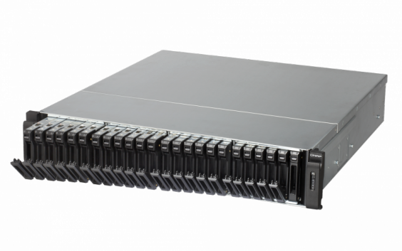 Сетевой RAID-накопитель QNAP 24 отсека для 2,5" HDD SAS/SATA, ECC, 19", два блока питания, Xeon E3-1245 v2 3,4 ГГц, 8ГБ SS-EC2479U-SAS-RP SS-EC2479U-SAS-RP