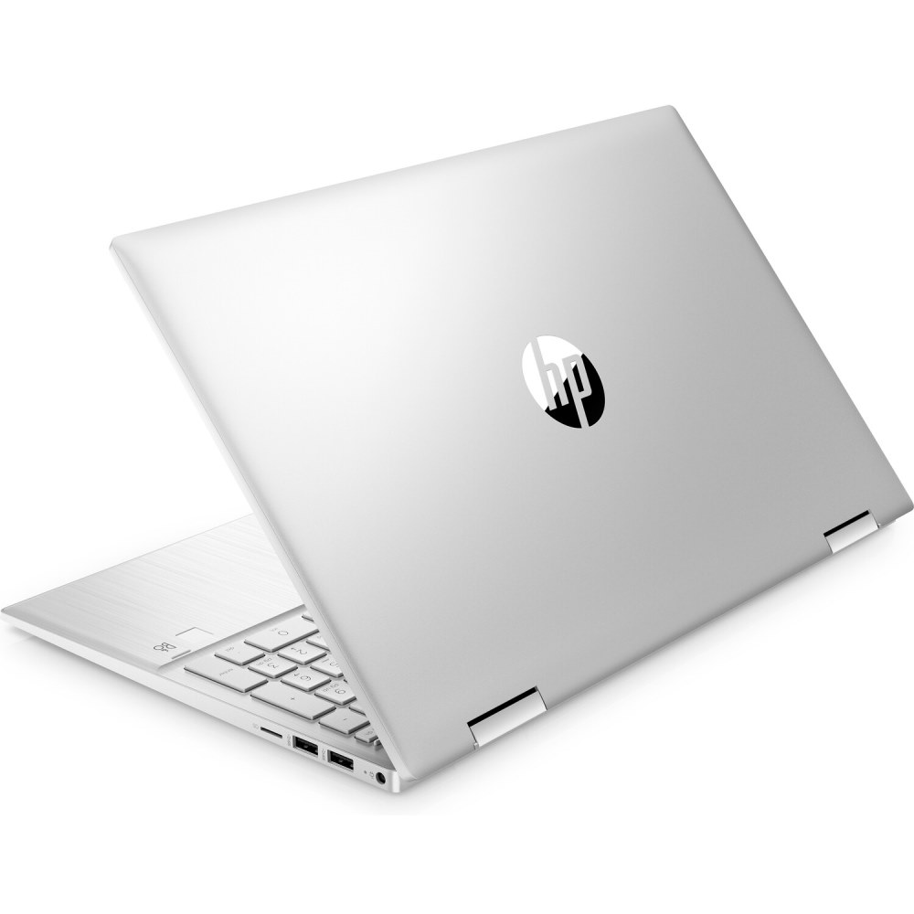 Ноутбук HP Pavilion x360 15-er0007ur Core i7 1165G7 quad 16GB DDR4 2DM 3200 512GB PCIe value Intel Iris Xe OST W10H6 PLS SL Natural silver - fingerprint reader Touch/15.6 FHD Antiglare IPS 250 nits Narrow Border 3B2W5EA 3B2W5EA