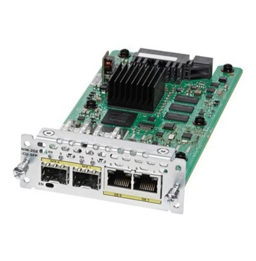 Модуль расширения Cisco  2-port GE WAN NIM, dual-mode RJ45 & SFP  NIM-2GE-CU-SFP= NIM-2GE-CU-SFP=
