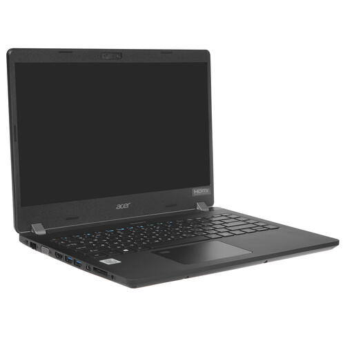 Ноутбук Acer TravelMate P2 TMP214-52-36HS 14"(1920x1080 (матовый))/Intel Core i3 10110U(2.1Ghz)/8192Mb/128SSDGb/noDVD/Int:UMA/Cam/BT/WiFi/+/war 3y/1.6kg/Black/DOS NX.VMKER.007 NX.VMKER.007
