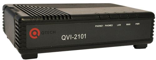 Шлюз Qtech  1 порт 10/100 LAN, 1 порт 10/100 WAN, 1 порт FXS QVI-2101 v2 QVI-2101 v2