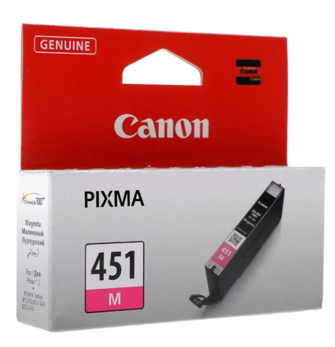 Картридж струйный Canon CLI-451 пурпурный M для PIXMA iP7240/MG6340/5440/6440 (345 стр.) 6525B001 6525B001