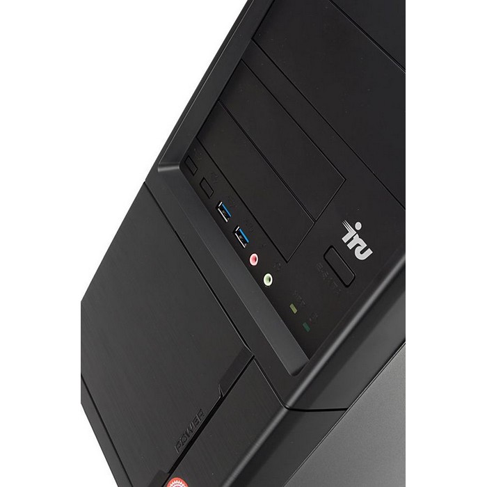 Персональный компьютер iRU Office 310H5 MT i5 10400 (2.9) 16Gb 1Tb SSD240Gb UHDG 630 Free DOS GbitEth 400W черный 1610364 1610364