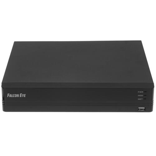 Регистратор Falcon Eye 8 канальный 5Мп IP: Запись 8 кан 5Мп 30к/с; Поток вх/вых 40/20 Mbps; Н.264/H.265/H265+; Протокол ONVIF, RTSP, P2P; HDMI, VGA, 2 USB, 1 LAN, SATA*1 (до 10TB HDD); Мобильные платформы Androi FE-NVR5108 FE-NVR5108 #1