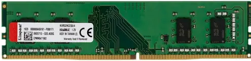 Модуль памяти Kingston 4GB DDR4 3200 DIMM ValueRAM CL22, 1.2V, 512M x 16-bit , RTL (296075) KVR32N22S6/4 KVR32N22S6/4
