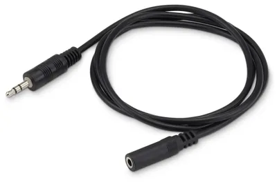 Кабель Buro удлинитель аудио Jack 3.5 (m)/Jack 3.5 (f) 2м. Черный BAAC003-2 BAAC003-2