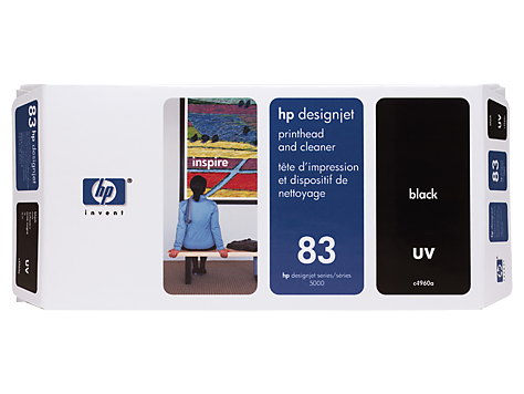 Набор HP 83 Black UV печатающая головка + устройство очистки для Designjet 5000/5000ps/5500/5500ps C4960A C4960A