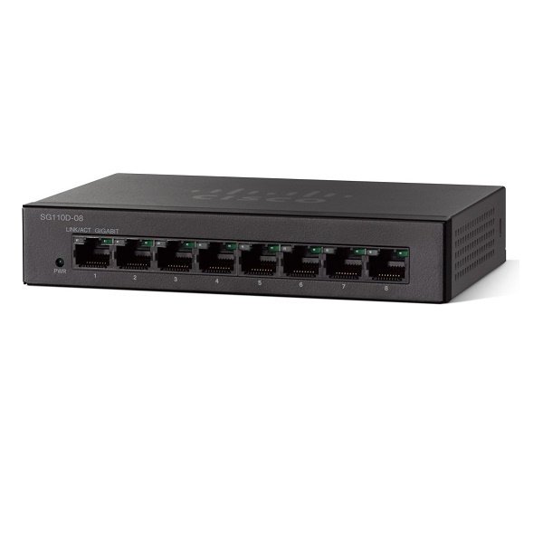 Коммутатор 8-портоый SG110D-08 8-Port Gigabit Desktop Switch (SG110D-08-EU) SG110D-08-EU