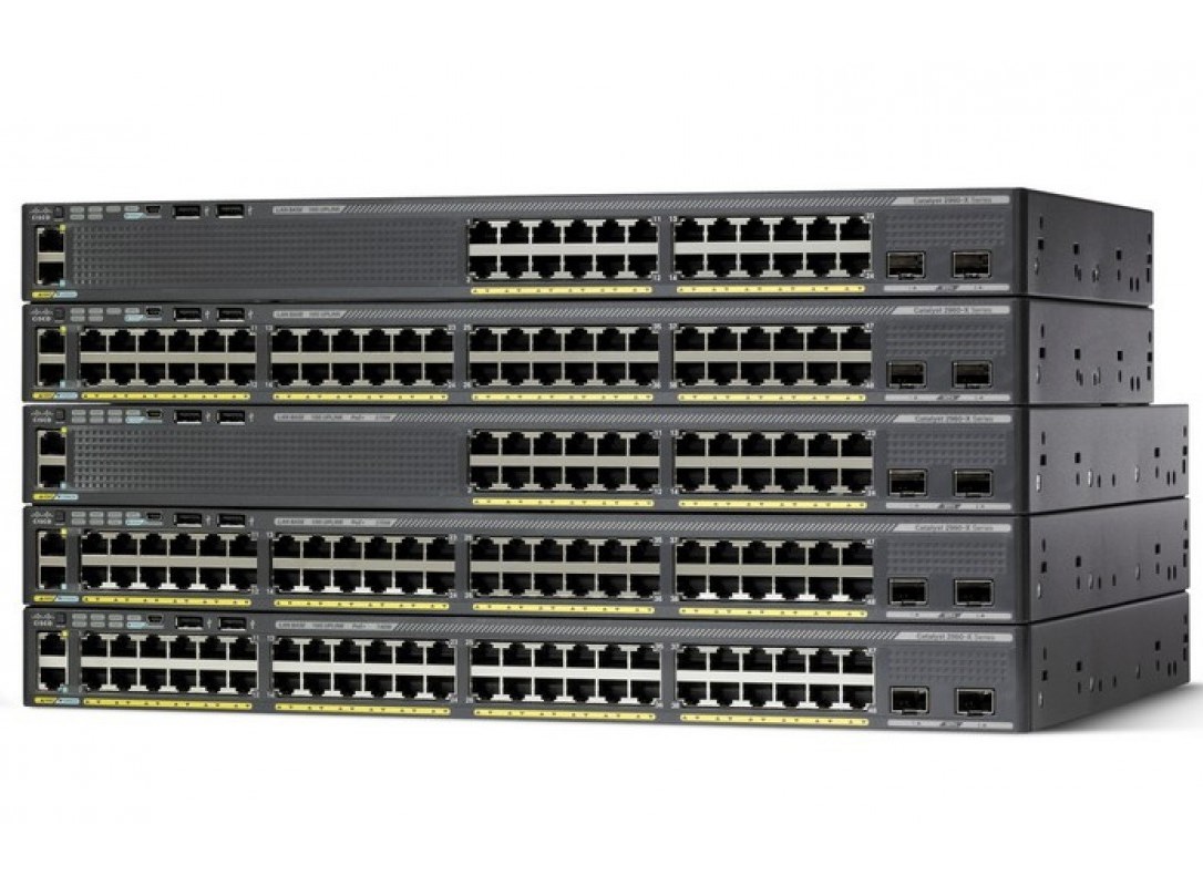 Коммутатор Cisco Catalyst 2960-XR 48 GigE, 2 x 10G SFP+, IP Lite WS-C2960XR-48TD-I WS-C2960XR-48TD-I