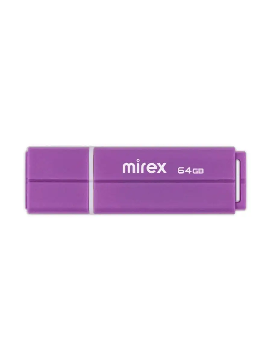 Флеш накопитель Mirex 13600-FMULVT64 64GB,Line,USB 2.0,фиолетовый 13600-FMULVT64 13600-FMULVT64