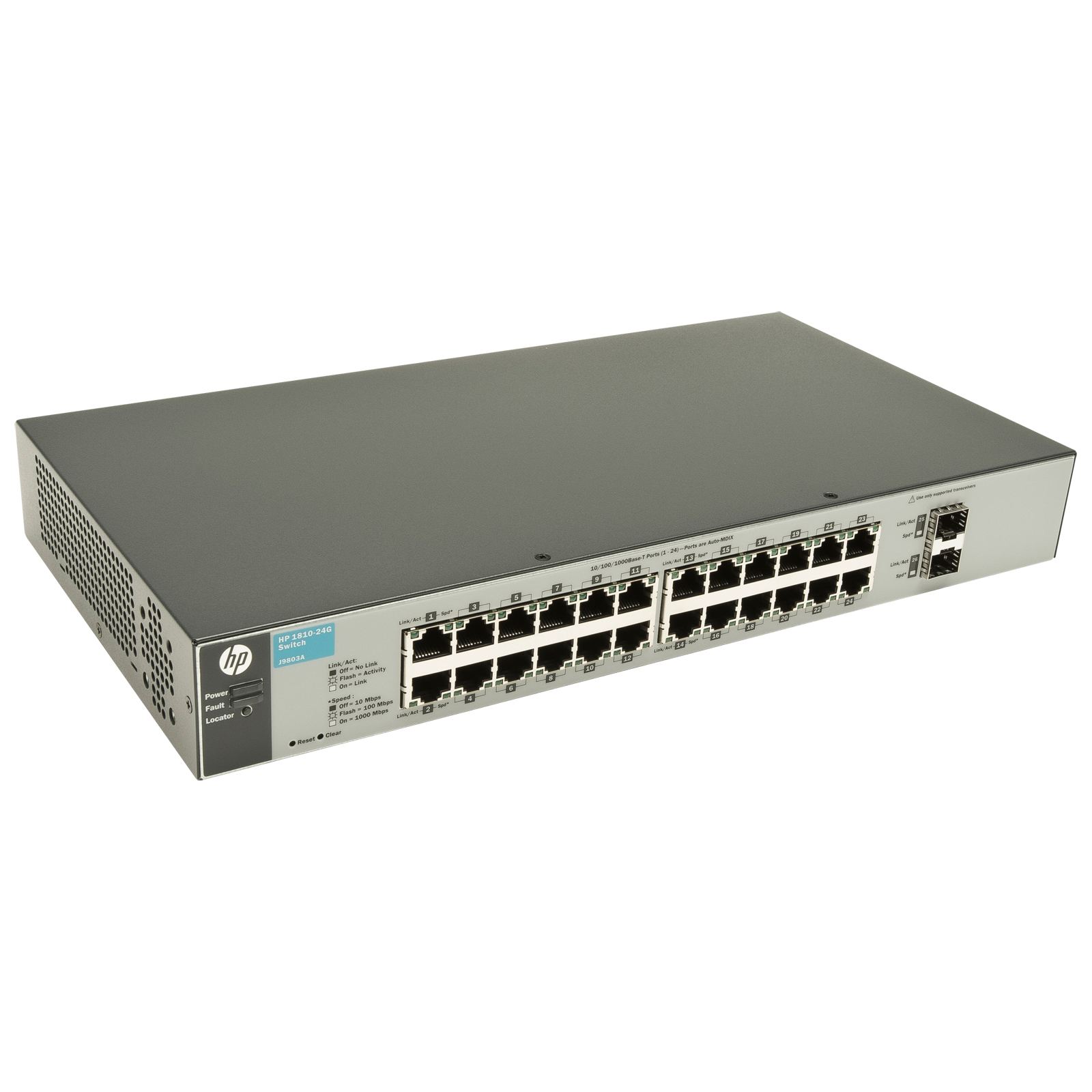 Коммутатор HPE 1810-24G. 24xGE 2xSFP ports J9803A J9803A #1