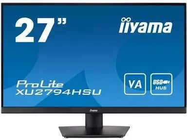 Монитор iiYama  LCD 27" ETE VA-panel, 1920x1080, 250cd/m, 4ms, Speakers, HDMI, DisplayPort, Speakers, USB-HUB 2x 3.0 XU2794HSU-B1 XU2794HSU-B1