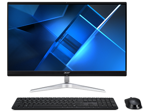 Моноблок Acer Veriton EZ2740G 23.8" Full HD i3 1115G4 (1.7)/4Gb/SSD256Gb/UHDG/CR/Windows 10 Professional/WiFi/BT/клавиатура/мышь/Cam/черный 1920x1080 DQ.VUKER.009 DQ.VUKER.009