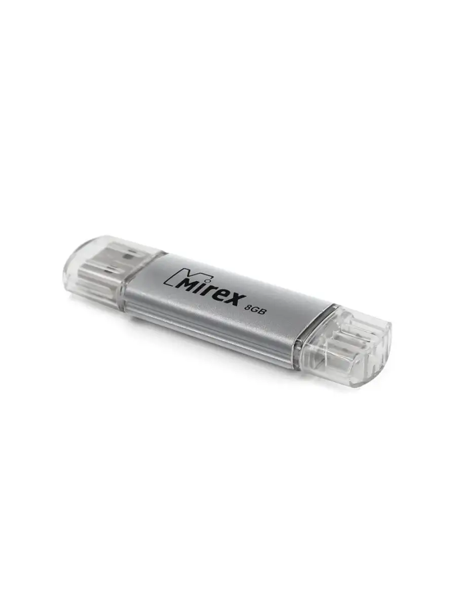 Флеш накопитель Mirex 13600-DCFSSM08 8GB,Smart,OTG,USB 2.0-MicroUSB,серебро 13600-DCFSSM08 13600-DCFSSM08 #3