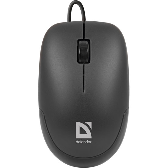 Мышь Defender Datum MM-010 Black USB, 1000 dpi (52010) 52010