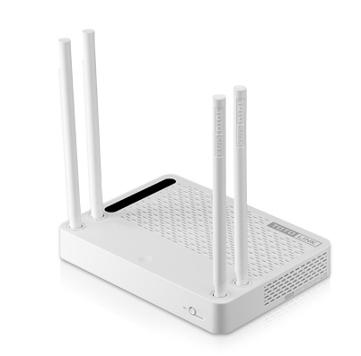 Маршрутизатор TOTOLINK Двухдиапазонный беспроводной гигабитный, поддерживает стандарты IEEE 802.11ac/a/b/g/n. 5*GE Ports(1*WAN+4*LAN) , 1*USB2.0 port, 1* Reset/WPS button, 4*5dBi fixed antennas, 1*power on/off switch, PSU 12V/2A, Multiple SSID, WiFi  A3002RU