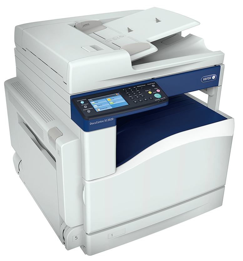 МФУ Xerox DocuCentre SC2020V/U, 4-цветная светодиодная печать, до 20 стр/мин, A3, цветной ЖК-дисплей, EthernetSC2020V_U SC2020VU
