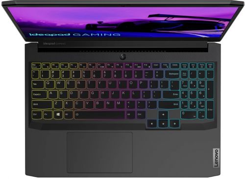 Ноутбук Lenovo IdeaPad Gaming 3 15ACH6 15,6 FHD (1920x1080)IPS AG, Ryzen 7 5800H, 2x8GB DDR4 3200, 512GB SSD M.2, RTX 3050Ti 4GB, WiFi, BT, TPM2, HD Cam, 45Wh, 170W Slim Tip, NoOS, 1Y, Shadow Black, 2.25kg 82K201KKRE 82K201KKRE