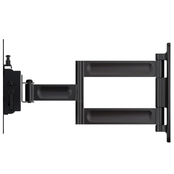 Крепление Wize Pro A37 универсальное шарнирное настенное для 13"-37"+ дисплеев, VESA 75x75, 100x100, 200x100, 200x200 мм, наклон +15/-5°, поворот 180°, вращение +5/-5°, расстояние от стены 7-39 см, до 36 кг, черн. A37 A37