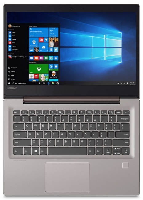 Ноутбук Lenovo IdeaPad 520S-14IKB 14" Core i3 7100U, 8Gb, SSD128Gb, Intel HD Graphics 620, IPS, FHD (1920x1080), Windows 10, bronze, WiFi, BT, Cam (80X200FBRK) 80X200FBRK
