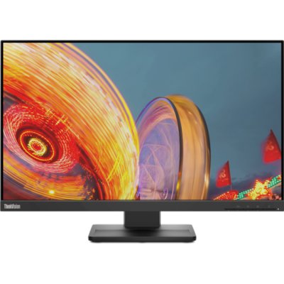 Монитор Lenovo ThinkVision E24q-20 23.8" Black c поворотом экрана (IPS, 2560x1440, 4 ms, 178°/178°, 300 cd/m, 1000:1) 62CFGCR1CB 62CFGCR1CB