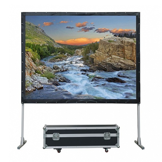 Экран для проектора Lumien LMF-100104 Master Fold 290x382 см (180"), (раб. область 274х366 см) Matte White черн. кайма по периметру 4:3, поставляется в флайт-кейсе LMF-100104 LMF-100104