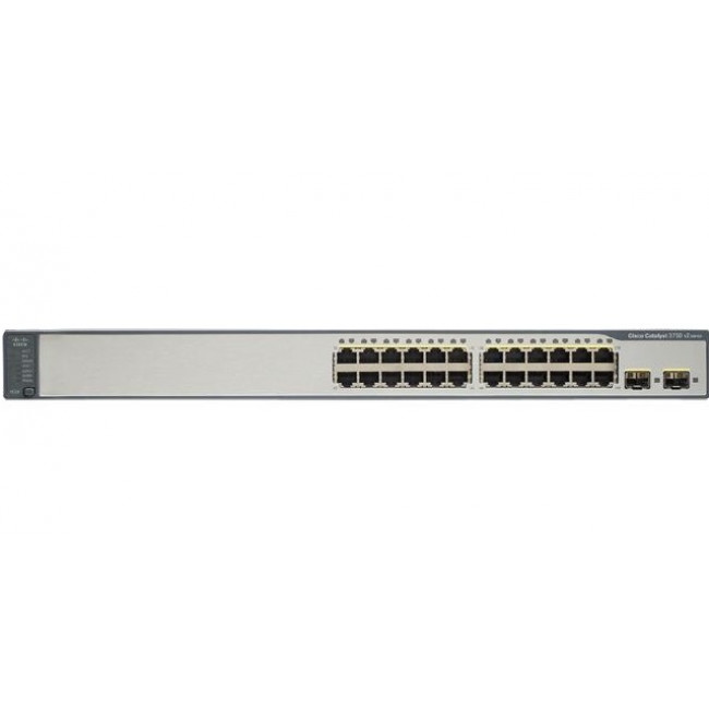 Коммутатор Cisco Catalyst 3750V2 24 10/100 + 2 SFP Standard Image WS-C3750V2-24TS-S WS-C3750V2-24TS-S