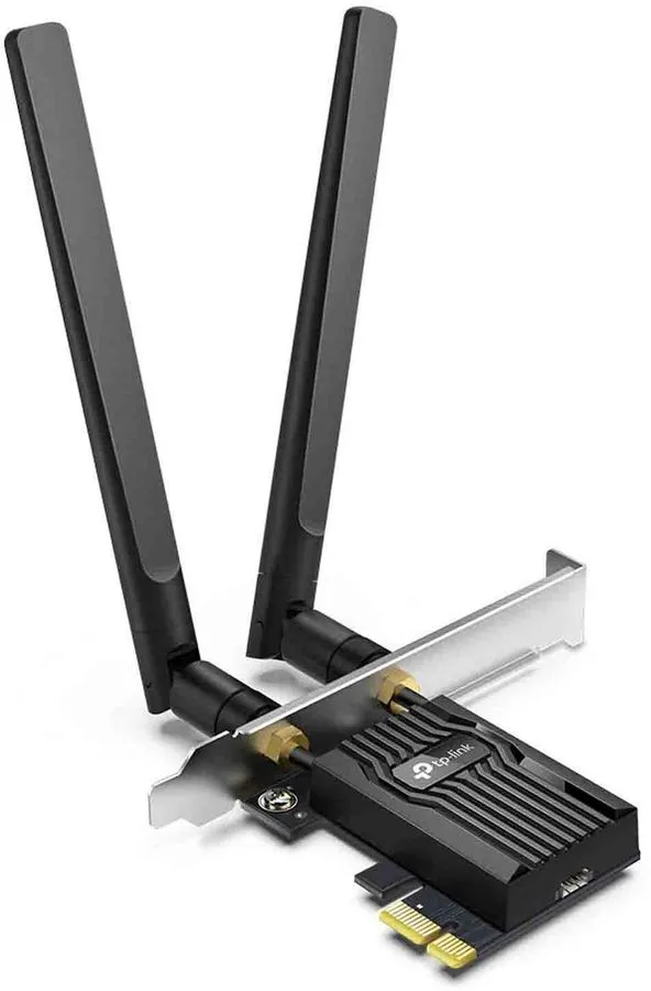 Сетевой адаптер TP-Link  ARCHER TX55E AX3000 Wi-Fi 6 Bluetooth 5.2 адаптер PCI Express ARCHER TX55E ARCHER TX55E