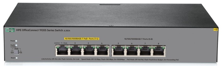 Коммутатор HPE 1920S 8G PPoE+ 65W Switch JL383A JL383A #3