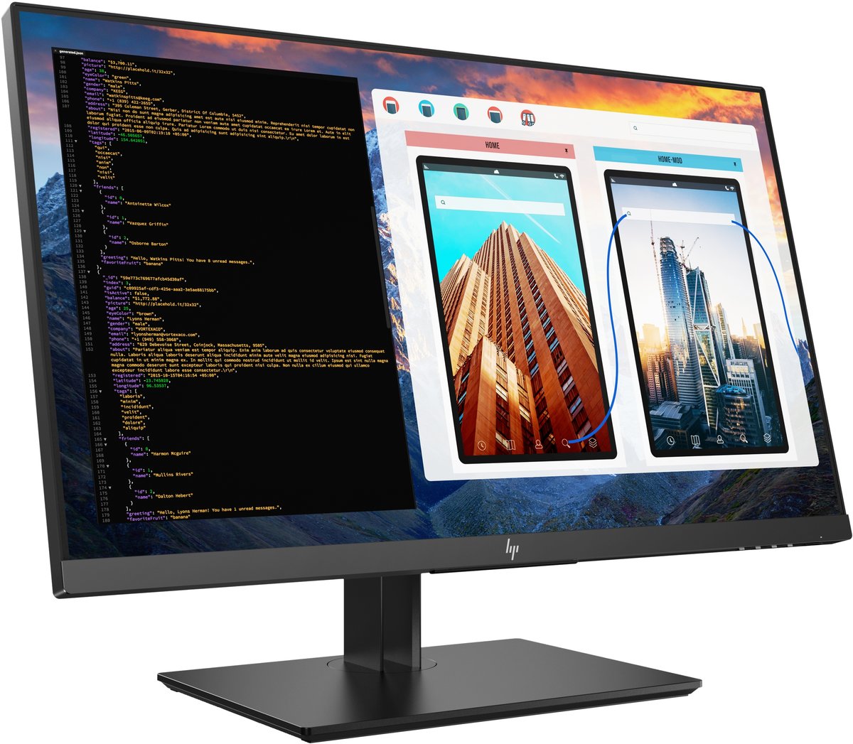 Монитор HP 27" Z27 4K UHD Monitor 3840х2160  16:9  IPS  350 cd/m2  1300:1  178°/178°  HDMI  USB 3.0  DP  Energy Star  Epeat  Black  (Repl J3G07A4) 2TB68A4 2TB68A4