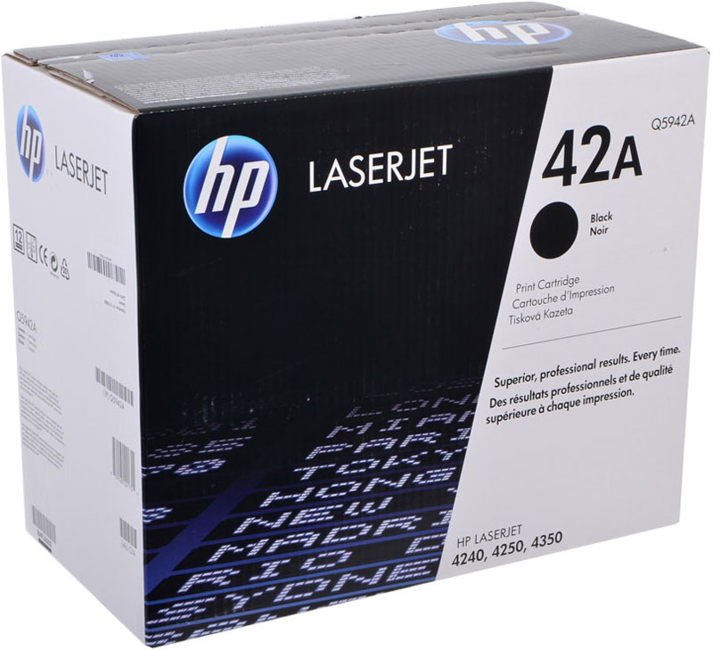Картридж HP  for LJ 4250/4350 (10000 pages) black (Q5942A) Q5942A