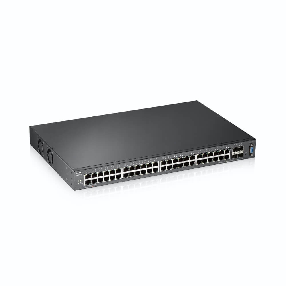 Коммутатор ZYXEL XGS2210-52, L2, 48xGE, 4xSFP+, стекируемый (до 2) XGS2210-52-EU0101F XGS2210-52-EU0101F