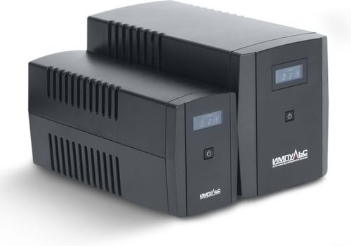 Источник бесперебойного питания Импульс ЮНИОР СМАРТ 1000/600 ВА/Вт, LCD, USB, RJ11/RJ45, SCHUKOx2 JS10123 JS10123