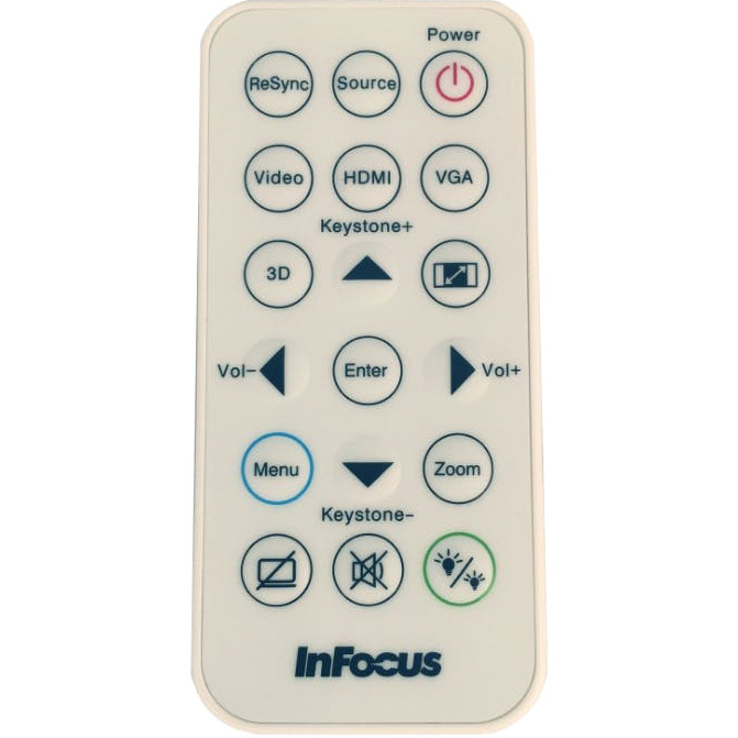 Пульт ДУ InFocus INA-REMPJ001 для проекторов IN110v,IN110xv,IN110xa серии (упаковка ОЕМ) INA-REMPJ001 INA-REMPJ001 #1