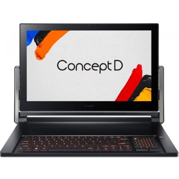 Ноутбук ConceptD 7 Pro CN917-71-964C Core i9 9980HK/32Gb/SSD1Tb+1Tb/nVidia GeForce RTX 2080 8Gb/17.3"/IPS/Touch/UHD (3840x2160)/Windows 10 Professional/black/WiFi/BT/Cam NX.C4LER.003 NX.C4LER.003
