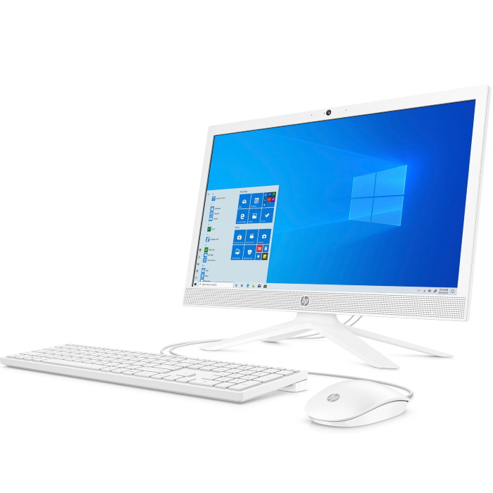 Моноблок HP 21-b0025ur 20.7" Full HD PS J5040 (2)/8Gb/SSD256Gb/UHDG 605/CR/Windows 10/GbitEth/WiFi/BT/65W/клавиатура/мышь/Cam/белый 1920x1080 2S7P0EA 2S7P0EA