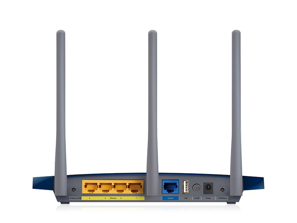 Маршрутизатор TP-Link 450 Мбит/с 802.11b/g/n, 1*Gb WAN+4*Gb LAN, 1*USB 2.0, 802.1Q TAG VLAN для IPTV TL-WR1045ND TL-WR1045ND