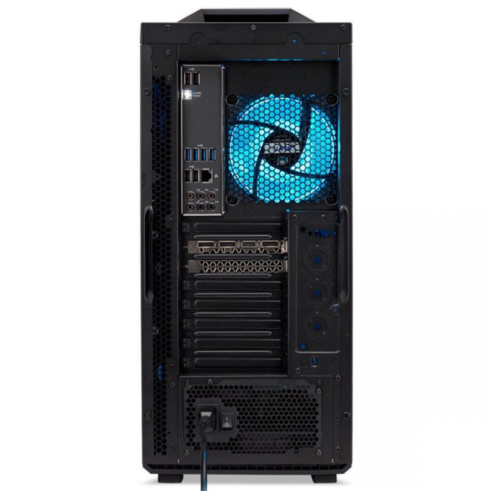Персональный компьютер Acer Predator PO5-610 i7 8700 (3.2)/32Gb/3Tb 7.2k/SSD256Gb/RTX2080 8Gb/DVDRW/Free DOS/GbitEth/WiFi/BT/730 DG.E0SER.009 DG.E0SER.009