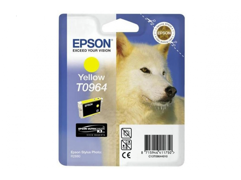 Картридж желтый T0964 для Epson Stylus Photo R2880 (890 стр.) (C13T09644010) C13T09644010