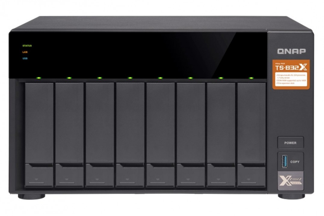 Сетевой RAID-накопитель QNAP TS-832X-2G TS-832X-2G