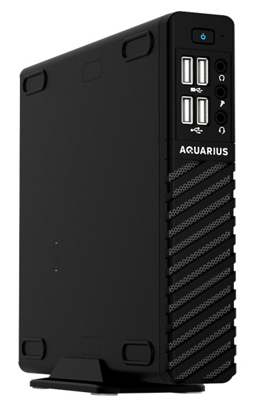 Персональный компьютер Aquarius  Pro USFF P30 K43 R53 Core i5-10500/8Gb DDR4 2666MHz/SSD 256 Gb/No OS/Kb+Mouse/Комплект крепления VESA 100 х 100/ МПТ  QRDP-P30K431M3118H125F02NWNFTNN3 QRDP-P30K431M3118H125F02NWNFTNN3