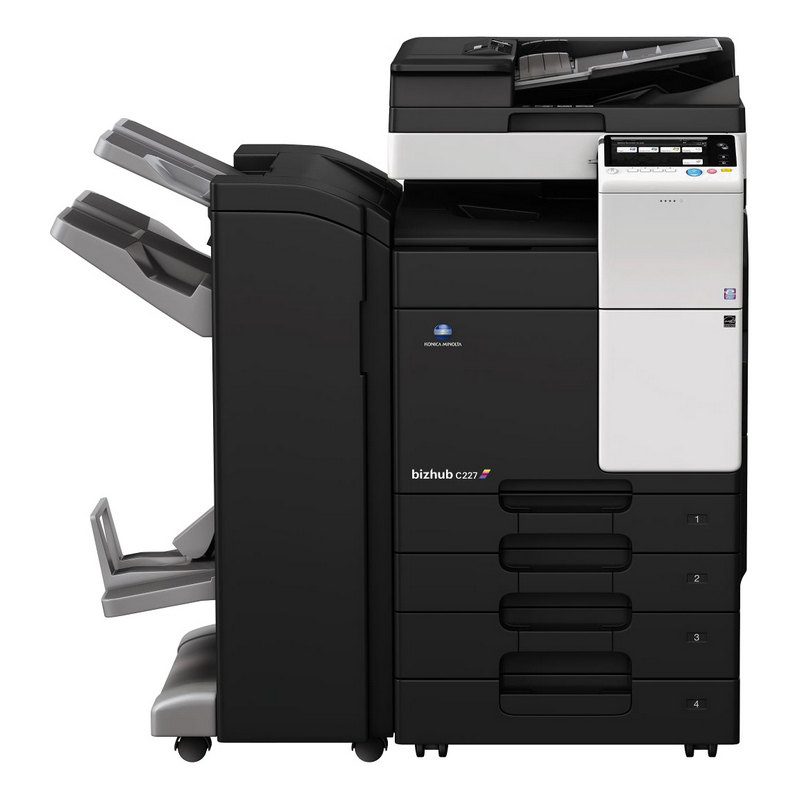 МФУ Konica Minolta bizhub C227 цветное, А3, до 19000стр./мес, дуплекс, 2 лотка 500 листов, 22 стр./мин. ж/диск 250ГБ A798027 A798027