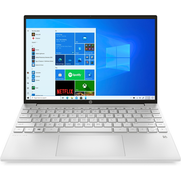 Ноутбук HP Pavilion Aero 13-be0047ur 13.3"(2560x1600 IPS)/AMD Ryzen 5 5600U(Ghz)/8192Mb/512PCISSDGb/noDVD/Int:AMD Radeon Vega Integrated Graphics/Cam/BT/WiFi/43WHr/war 1y/Natural Silver +MAG C-deck/W10 + fingerprint 4E0Z1EA 4E0Z1EA